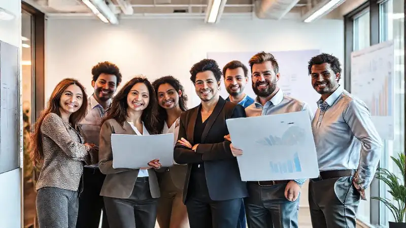 Oficina moderna fomenta el éxito colaborativo